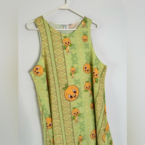 Disney Orange Bird Tiki Sleeveless Dress XL - Picture 2 of 5